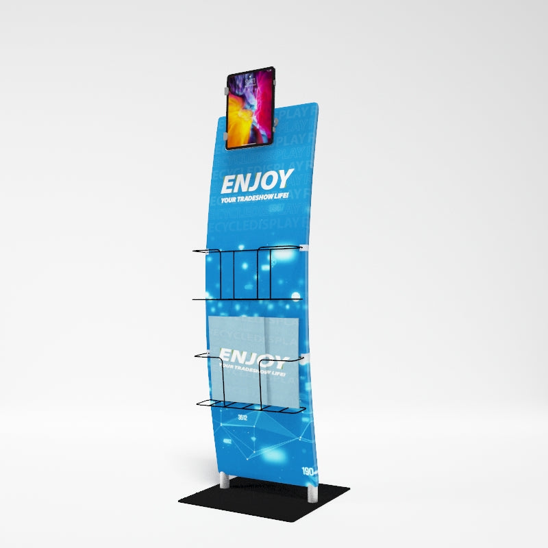 Ipad Stand B with book rack_9_recycle displays