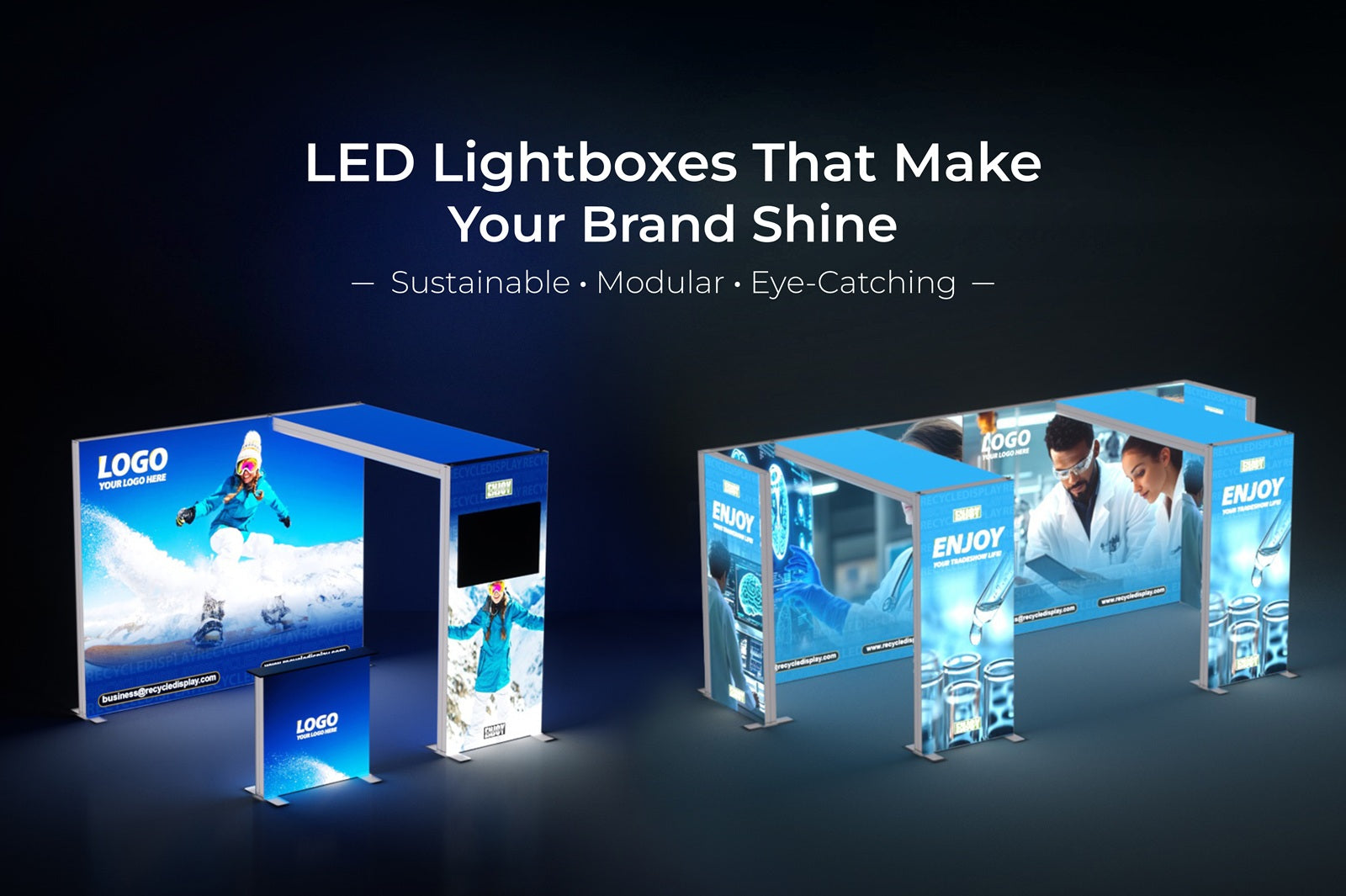 How LED Light boxes Boost Your Brand – RecycleDisplay