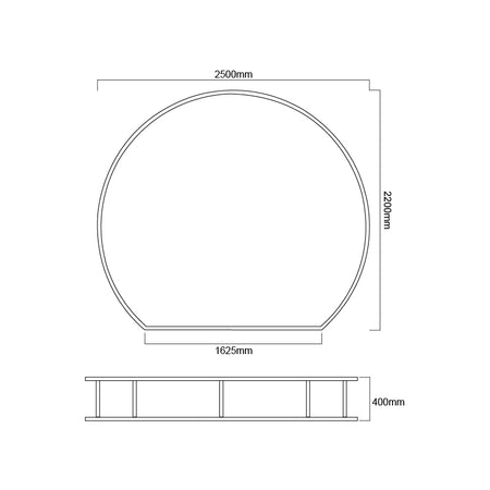 3D MOON Tension Fabric Media Wall_4_recycle displays