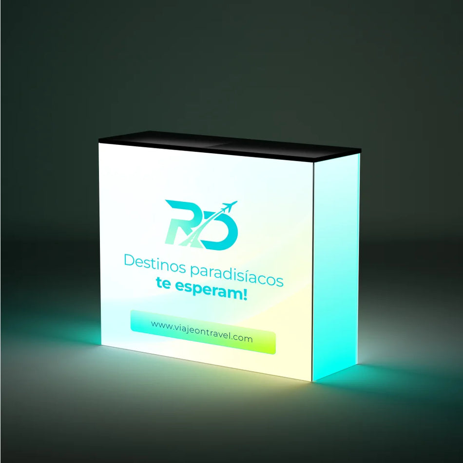 Backlit Promotional Counter