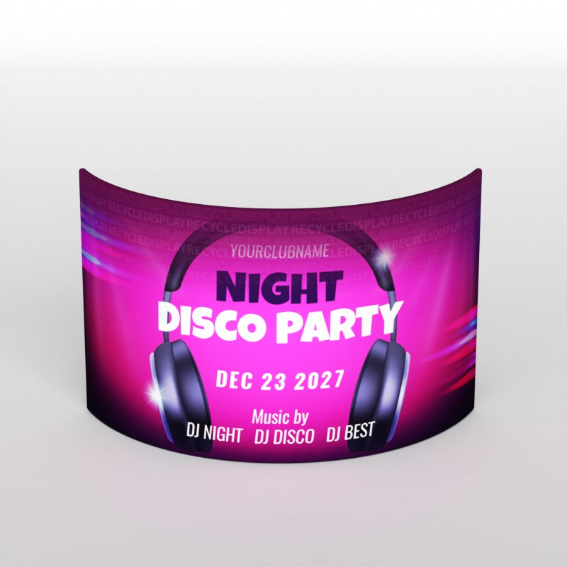 Round DJ table Facade Booth