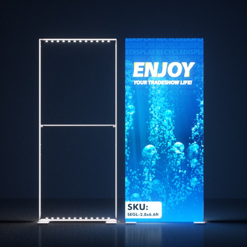SEG LED Light Sign Box SEGL-2.8x6.6ft-5_recycle displays