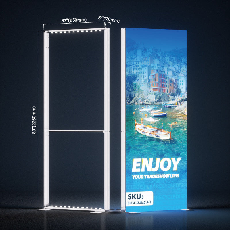 Premium SEG LED Light Sign Box 2.8x7.4ft