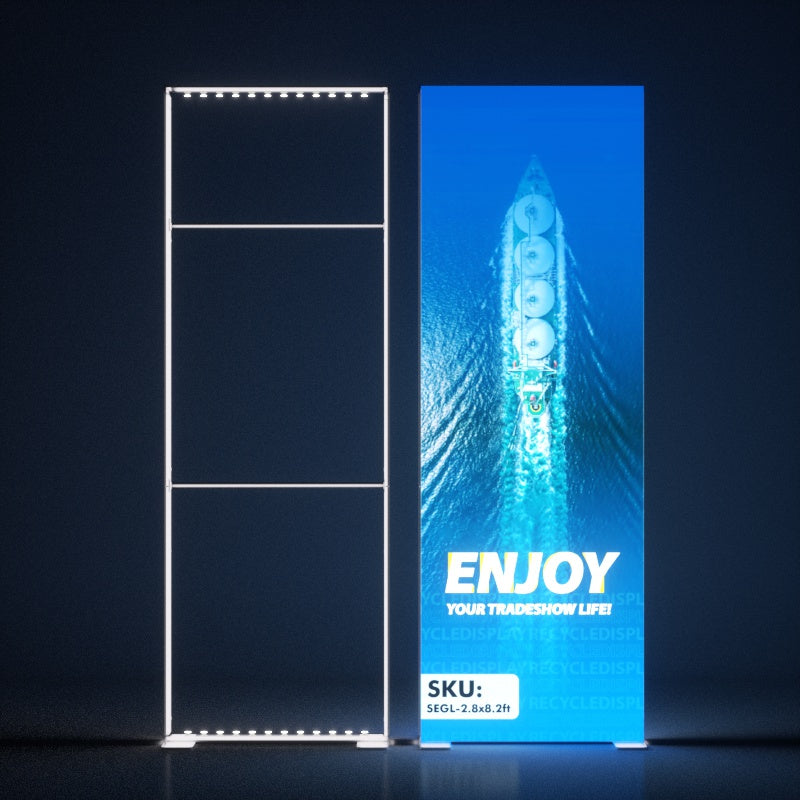 SEG LED Light Sign Box SEGL-2.8x8.2ft-4_recycle displays