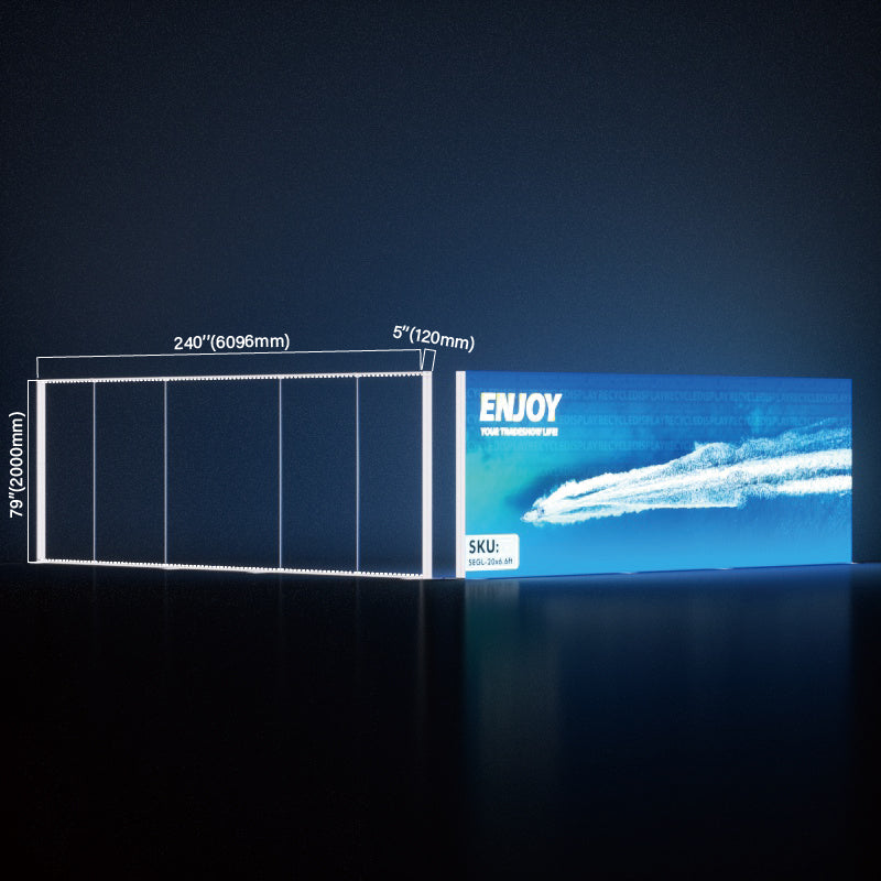 Premium SEG LED Light Sign Box 20x6.6ft