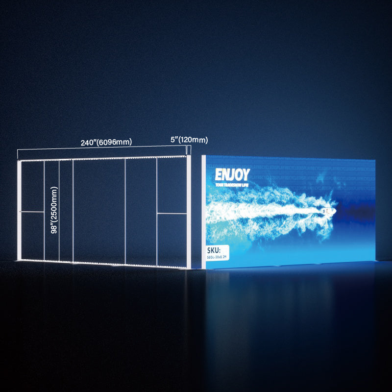 Premium SEG LED Light Sign Box 20x8.2ft