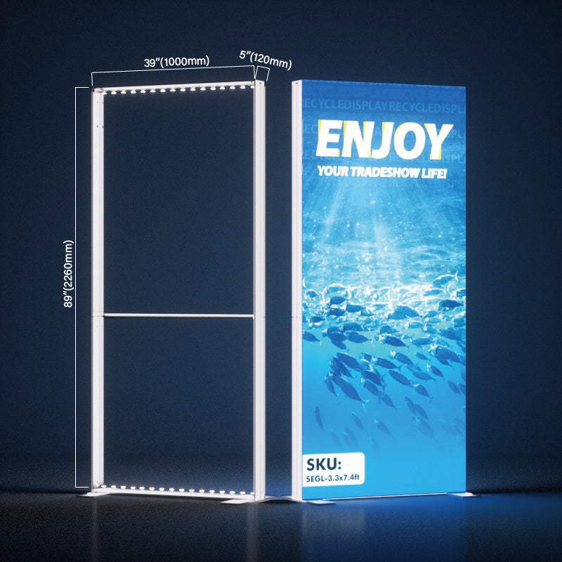 Premium SEG LED Light Sign Box 3.3x7.4ft