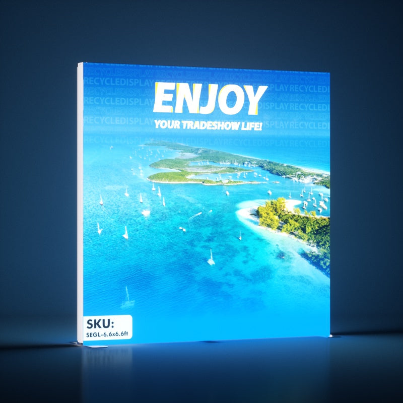 SEG LED Light Sign Box SEGL-6.6x6.6ft-5_recycle displays