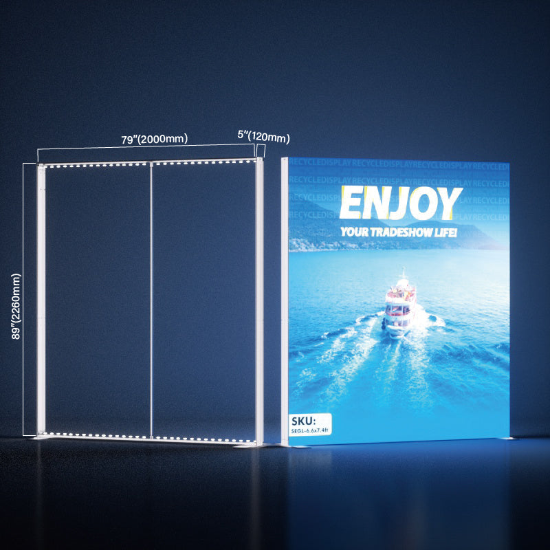 Premium SEG LED Light Sign Box 6.6x7.4ft