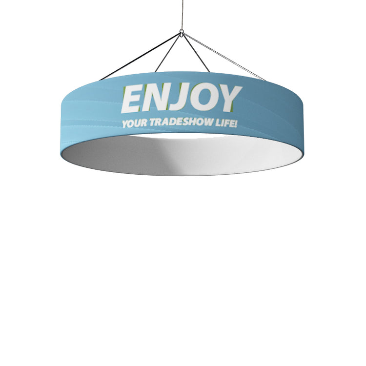 Circle Tube Hanging Banner