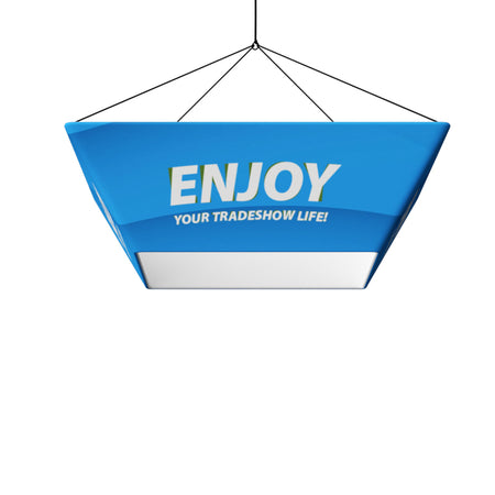 Square pyramid-shaped hanging banner_2_recycle displays