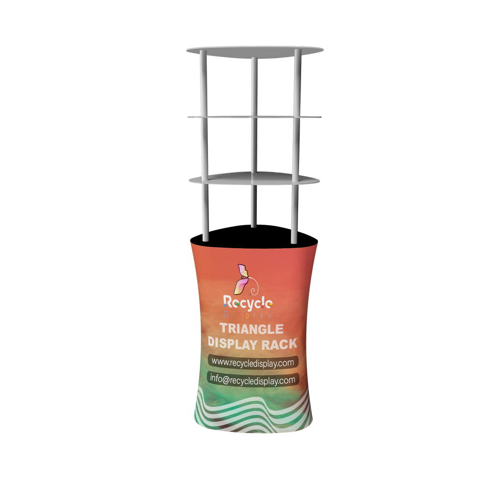 Triangle Display Rack_recycle displays