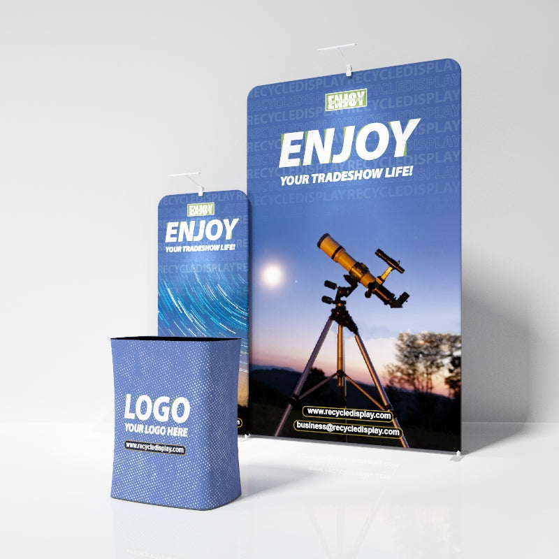Tube Booth Solutions 10‘ x10’ 3m x 3m_recycle displays