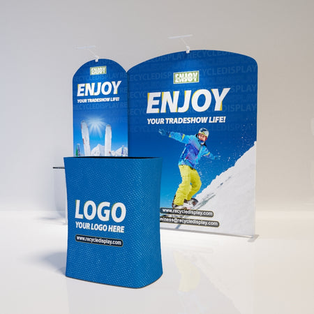 Tube Booth Solutions 10‘ x10’ 3m x 3m_recycle displays