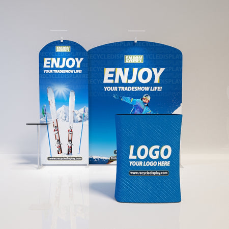 Tube Booth Solutions 10‘ x10’ 3m x 3m_recycle displays