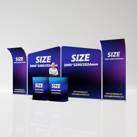 Tube Booth Solutions 20‘ x10’ 6m x 3m_recycle displays